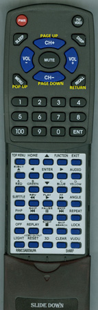 SHARP RRMCGA900WJPA GA900PA replacement Redi Remote