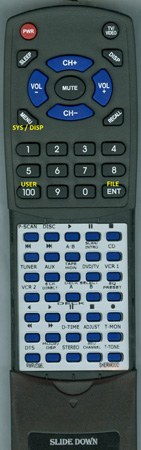 SHERWOOD RMRVD98L RMRVD98L replacement Redi Remote