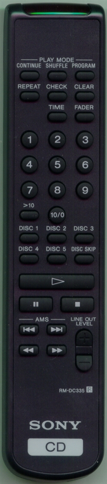 SONY 1-418-204-11 RMDC335 Refurbished Genuine OEM Original Remote