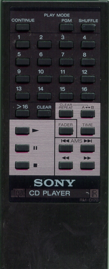 SONY 1-465-050-11 RMD170 Refurbished Genuine OEM Original Remote