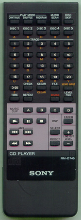 SONY 1-467-669-11 RMD745 Genuine OEM original Remote