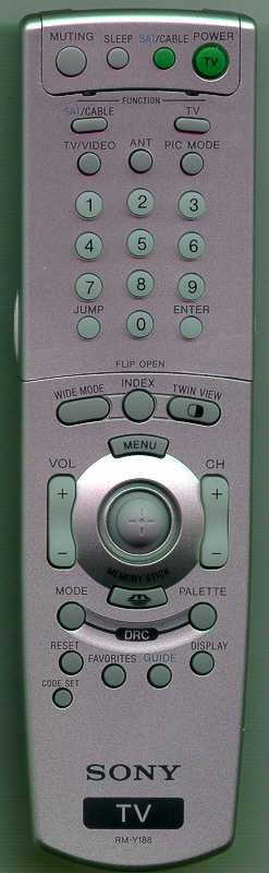 SONY 1-468-681-11 RM-Y188 Genuine  OEM original Remote