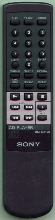SONY 1-473-299-11 RMDX153 Refurbished Genuine OEM Original Remote