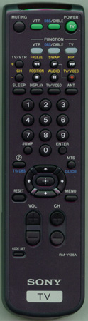 SONY 1-473-749-41 RMY136A Genuine  OEM original Remote