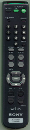SONY 1-473-908-11 RMY142 Genuine  OEM original Remote
