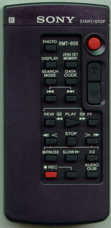 SONY 1-475-141-21 RMT-808 Genuine OEM original Remote