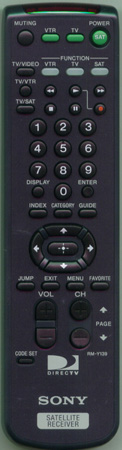 SONY 1-475-342-12 RM-Y139 Genuine  OEM original Remote