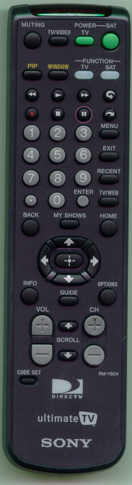 SONY 1-476-337-11 RMY804 Refurbished Genuine OEM Original Remote