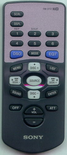 SONY 1-476-546-42 RM-X112 Genuine  OEM original Remote