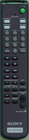 SONY 1-476-644-21 RM-US105A Genuine  OEM original Remote