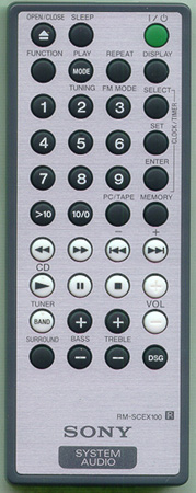 SONY 1-476-787-11 RM-SCEX100 Genuine  OEM original Remote