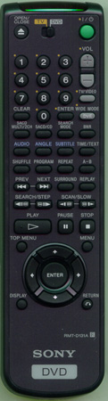 SONY 1-476-889-11 RMT-D131A Genuine  OEM original Remote