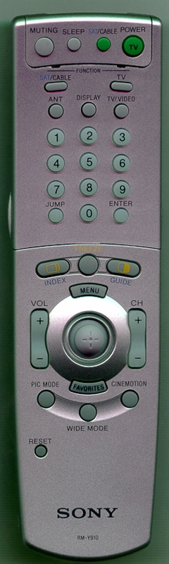 SONY 1-477-008-11 RM-Y910 Genuine  OEM original Remote