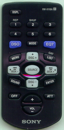 SONY 1-477-110-42 RM-X118A Genuine  OEM original Remote
