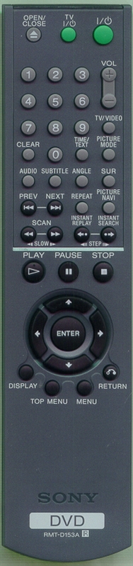 SONY 1-477-724-11 RMT-D153A Genuine  OEM original Remote