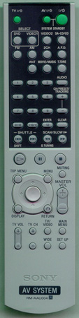 SONY 1-479-151-11 RMAAU004 Genuine  OEM original Remote
