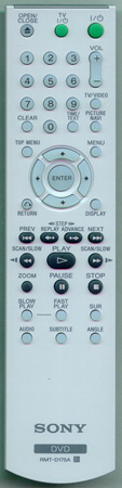 SONY 1-479-179-13 RMT-D175A Genuine OEM original Remote