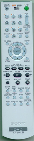 SONY 1-479-326-11 RMTD179A Genuine  OEM original Remote