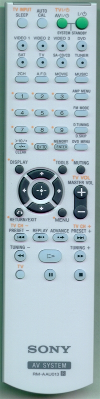 SONY 1-480-097-11 RM-AAU013 Genuine  OEM original Remote