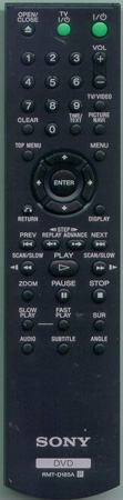 SONY 1-480-635-11 RMT-D185A Genuine OEM original Remote