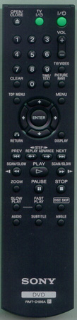 SONY 1-480-638-11 RMT-D186A Genuine OEM original Remote