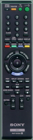 SONY 1-480-649-11 RMTB102A Genuine OEM original Remote