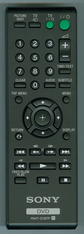 SONY 1-487-006-11 RMT-D187P Genuine  OEM original Remote
