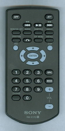 SONY 1-487-638-14 RM-X170 Genuine OEM original Remote