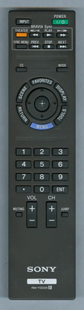 SONY 1-487-827-11 RM-YD035 Genuine OEM original Remote
