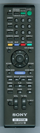 SONY 1-489-438-11 RMADP057 Genuine OEM original Remote