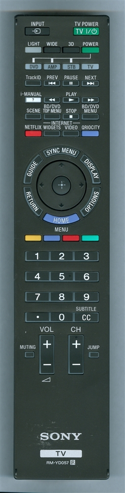 SONY 1-489-463-11 RM-YD057 Refurbished Genuine OEM Original Remote