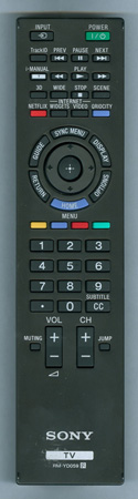 SONY 1-489-479-11 RM-YD059 Genuine OEM original Remote