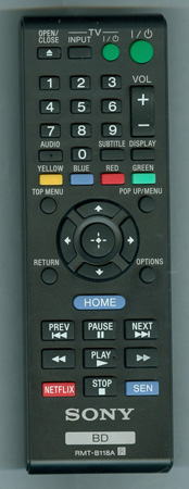 SONY 1-489-959-11 RMTB118A Genuine OEM original Remote