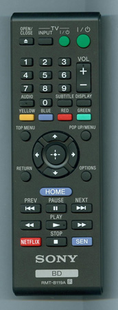 SONY 1-490-027-11 RMT-B119A Genuine OEM original Remote