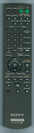 SONY 1-490-078-11 RMAAU130 Genuine OEM original Remote