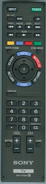 SONY 1-492-072-11 RM-YD094 Genuine  OEM original Remote