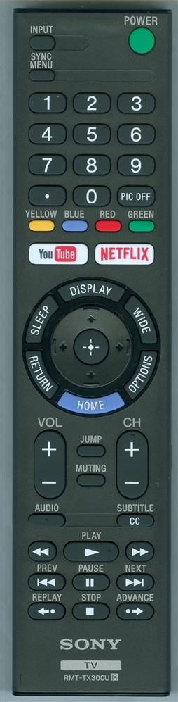 SONY 1-493-312-11 RMT-TX300U Genuine OEM original Remote