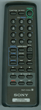 SONY 8-917-612-90 RMT-CD5A Genuine  OEM original Remote
