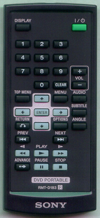 SONY 9-885-110-68 RMTD183 Genuine OEM original Remote