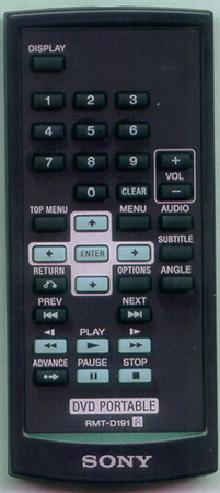 SONY 9-885-127-60 RMTD191 Genuine OEM original Remote