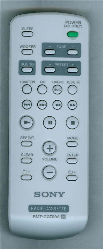 SONY A-1246-031-A RMT-CG700A Genuine  OEM original Remote
