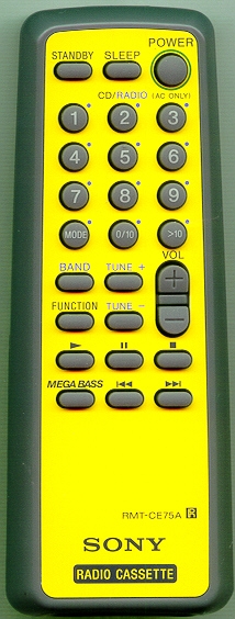 SONY A-3013-910-A RMT-CE75A YELLOW Genuine OEM original Remote