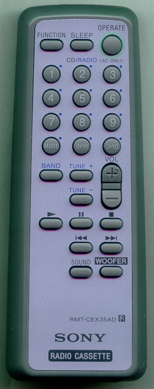 SONY A-3170-229-A RMTCEX35AD Genuine OEM original Remote