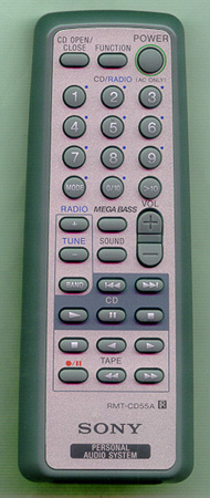 SONY A-3258-053-A RMTCD55A Genuine  OEM original Remote