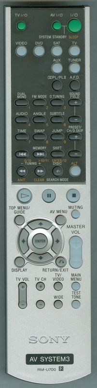 SONY RM-U700 Genuine  OEM original Remote