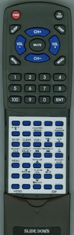 SONY 1-418-154-31 RMT-V267B replacement Redi Remote