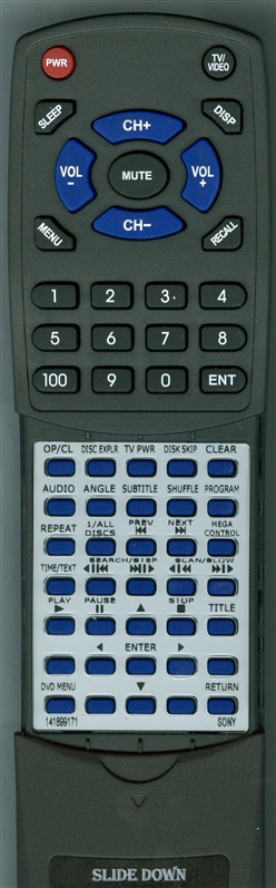 SONY 1-418-991-71 RMT-D119A replacement Redi Remote