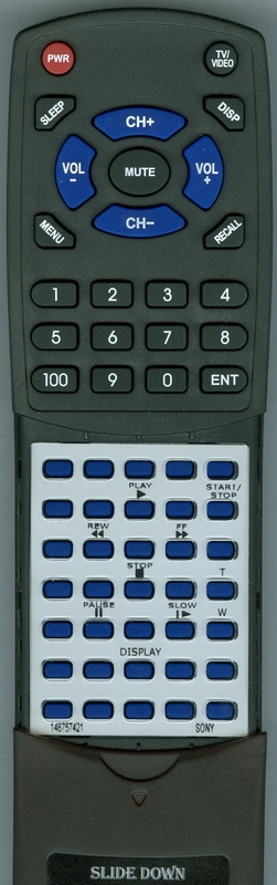 SONY 1-467-574-21 RM-T708 replacement Redi Remote