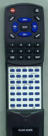 SONY 1-476-552-11 RMU305 replacement Redi Remote