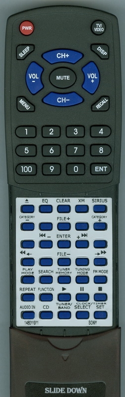 SONY 1-480-119-11 RM-SCR32 replacement Redi Remote